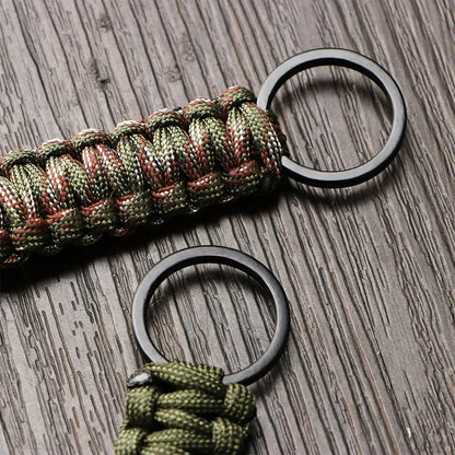 Army-Style Nylon-Cord Emergency Key-Ring
