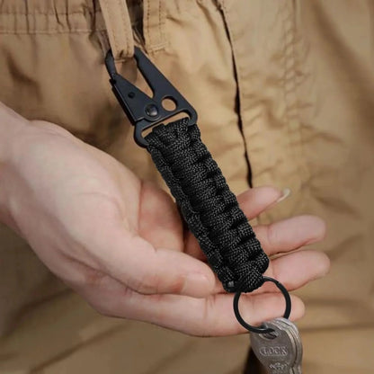 Army-Style Nylon-Cord Emergency Key-Ring